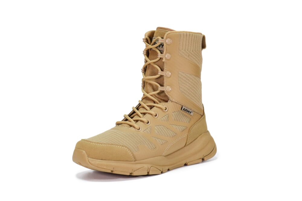 ⁦بسطار ARMY  SKETCHER BOOT (KHAKI 36163)بيج  مزودبدعسه طبيه مريحه للقدمين⁩ - الصورة ⁦3⁩