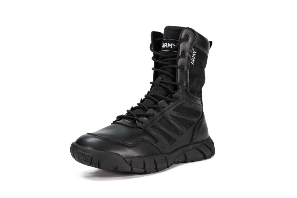 ⁦ARMY  BOOT- (Black 35623)بسطار ارمي اسود مزود بدعسه طبيه مريحه للقدمين⁩ - الصورة ⁦7⁩