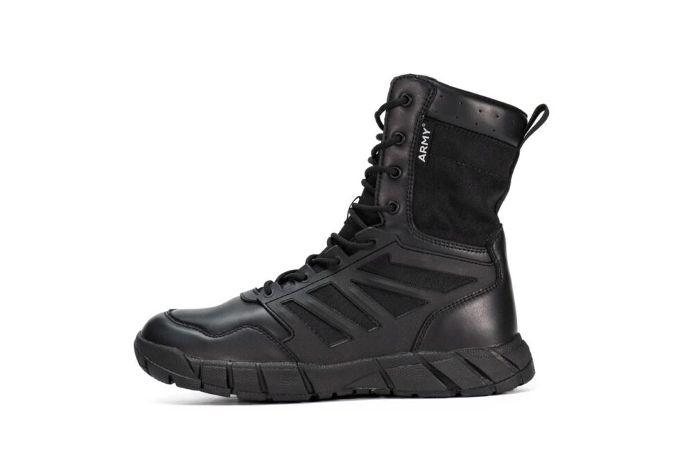 ⁦ARMY  BOOT- (Black 35623)بسطار ارمي اسود مزود بدعسه طبيه مريحه للقدمين⁩ - الصورة ⁦4⁩