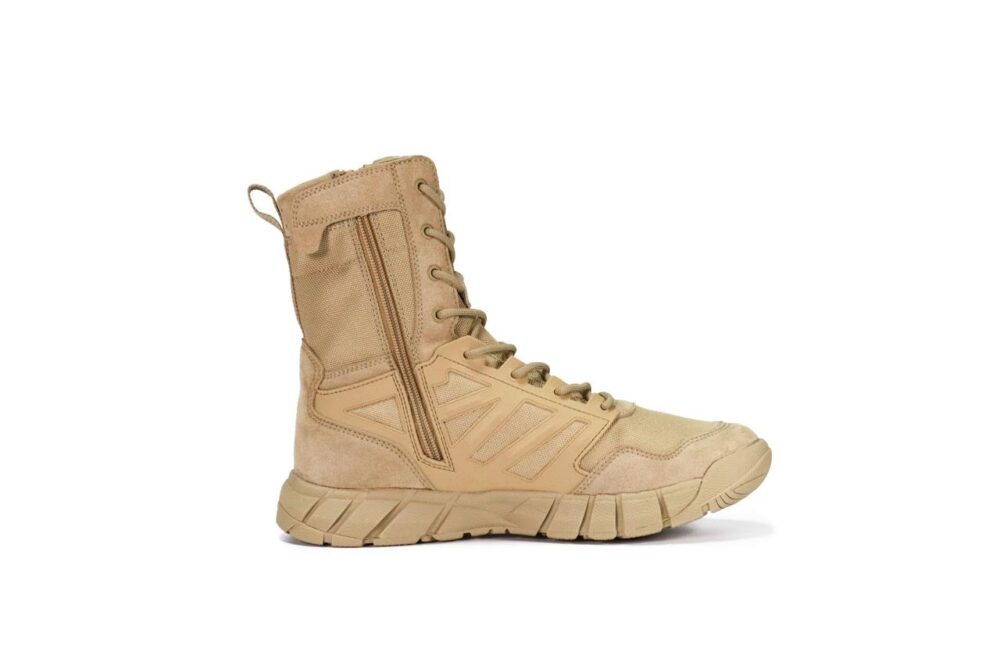 ARMY BOOT- (KHAKI 35623) بسطار ارمي بيج مزود بدعسه طبيه لراحة القدمين